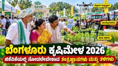 ಬೆಂಗಳೂರು ಜಿಕೆವಿಕೆ ಕೃಷಿ ಮೇಳ 2026 ಮತ್ತು ಕೃಷಿ ಪ್ರದರ್ಶನ ಕುರಿತ ಚಿತ್ರ