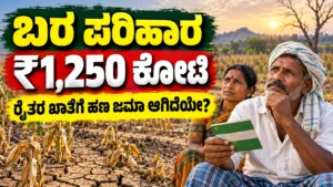 ಕರ್ನಾಟಕ ಬರ ಪರಿಹಾರ ₹1,250 ಕೋಟಿ ಮೊದಲ ಕಂತು ಬಿಡುಗಡೆ: ರೈತರು ಹಣ ಜಮಾ ಸ್ಥಿತಿ ಪರಿಶೀಲಿಸುವುದು ಹೇಗೆ?