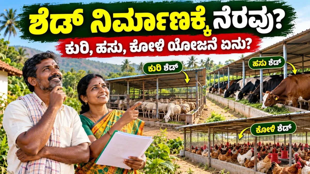 ಗ್ರಾಮೀಣ ಪಶು ಶೆಡ್ ಮತ್ತು ಪಶುಸಂಗೋಪನೆ ಸಹಾಯ ಯೋಜನೆ ಮಾಹಿತಿ
