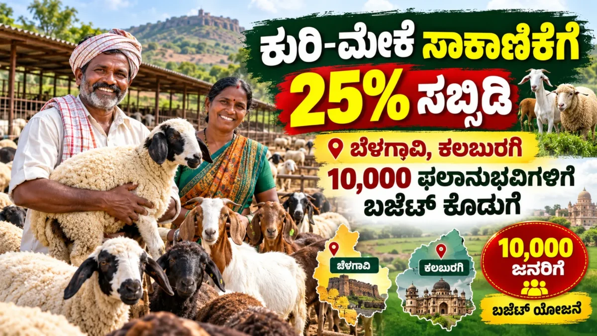 ಕುರಿ ಮತ್ತು ಮೇಕೆ ಸಾಕಾಣಿಕೆ ನೆರವು ಕುರಿತು ಕರ್ನಾಟಕ ಕೃಷಿ ಸುದ್ದಿ
