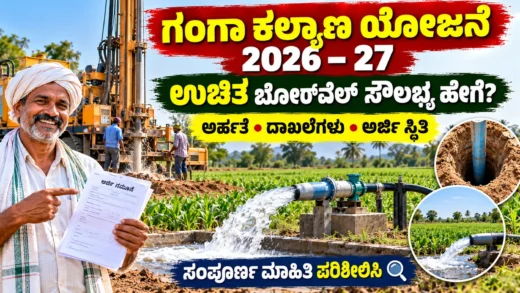 ಗಂಗಾ ಕಲ್ಯಾಣ ಯೋಜನೆಯ ಕೃಷಿ ಕೊಳವೆಬಾವಿ ಮತ್ತು ನೀರಾವರಿ ಕುರಿತು ಚಿತ್ರ