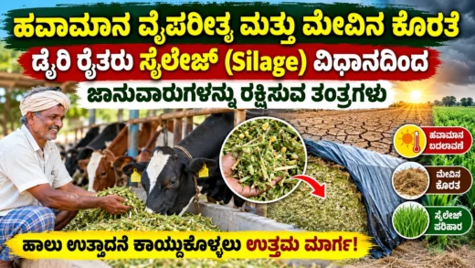 ಹೈನುಗಾರರಿಗೆ ಸೈಲೇಜ್ ತಯಾರಿಕೆ ಮತ್ತು ಹಸಿರು ಮೇವು ಸಂರಕ್ಷಣೆ ಕುರಿತ ಮಾಹಿತಿ ಚಿತ್ರ