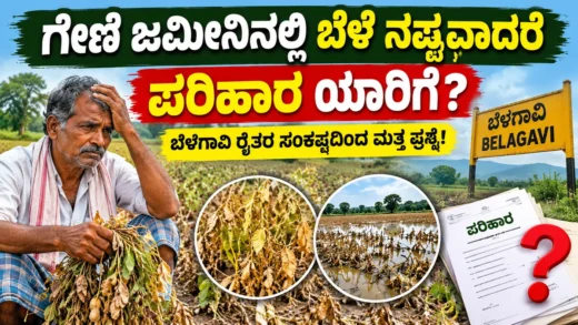 ಗೇಣಿ ಜಮೀನು ಬೆಳೆ ನಷ್ಟ ಪರಿಹಾರ ಯಾರಿಗೆ ಸಿಗುತ್ತದೆ ಎಂಬ ಕರ್ನಾಟಕ ರೈತರ ಮಾಹಿತಿ ಚಿತ್ರ