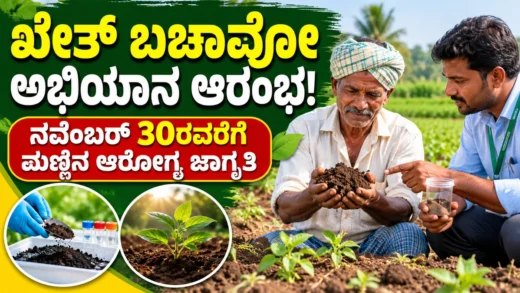 ಕೃಷಿ ಮಣ್ಣಿನ ಆರೋಗ್ಯ ಮತ್ತು ರೈತರ ಜಾಗೃತಿ ಕುರಿತು ಮಾಹಿತಿ