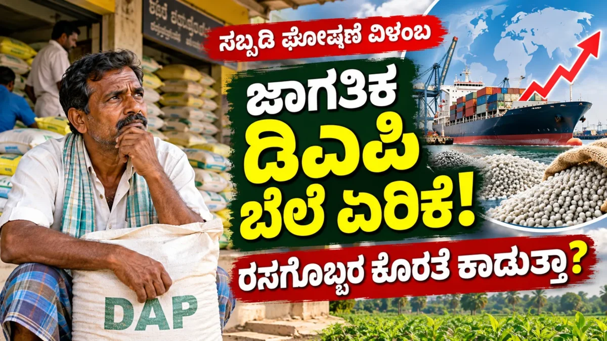 ಡಿಎಪಿ ರಸಗೊಬ್ಬರ ಬೆಲೆ ಮತ್ತು ಜಾಗತಿಕ ಗೊಬ್ಬರ ಮಾರುಕಟ್ಟೆಯ ಕುರಿತು ಸುದ್ದಿ ಚಿತ್ರ
